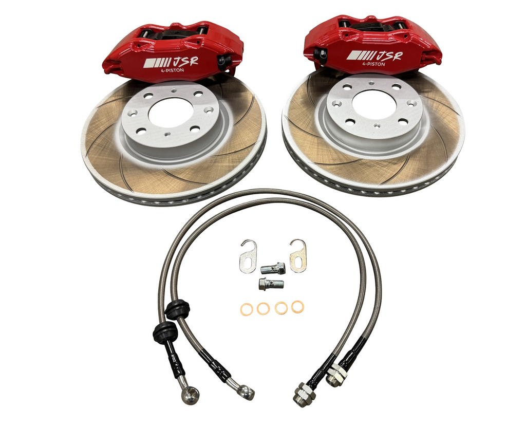 JSR Tuner Series Big Brake Kit 10.3" Spindle Front Drilled Slotted Rotor Caliper Honda Acura BBK