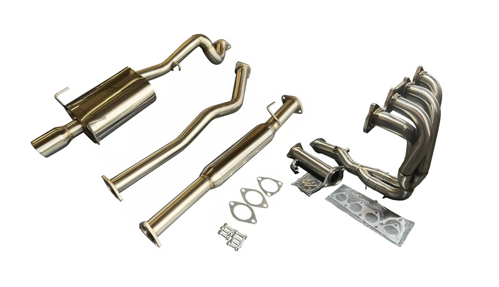 CRV RD1 TA Header Catback Muffler Exhaust 1997-2001 B Series B16 B18 B20 Stainless Steel 2.5" Inch