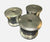 Set of six JackSpania Racing solid billet motor engine mount inserts for Honda Civic and CRV suspension upgrades.