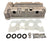 Cast magnesium K Series vented valve cover baffle for Honda Acura K20 K24 engines by JackSpania Racing, featuring AN10 fittings.