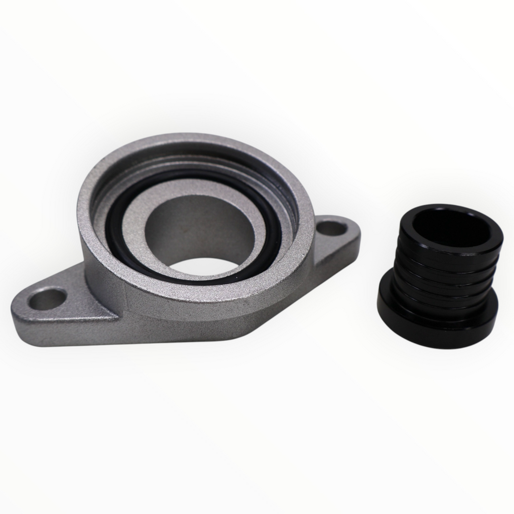 Jack Spania Racing SSQV BOV flange adapter plug for Skyline R32, R33, R34 RB20, RB25DET engine parts, boost leak prevention