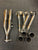 JackSpania Racing K20 K24 exhaust header with 2-bolt 4-2-1 Tri-Y design for EK, EG, DC2 Civic models, showing polished metal pipes.