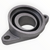 Jack Spania Racing SSQV BOV flange adapter plug for Skyline R32, R33, R34 RB20, RB25DET engine parts, black metal component.