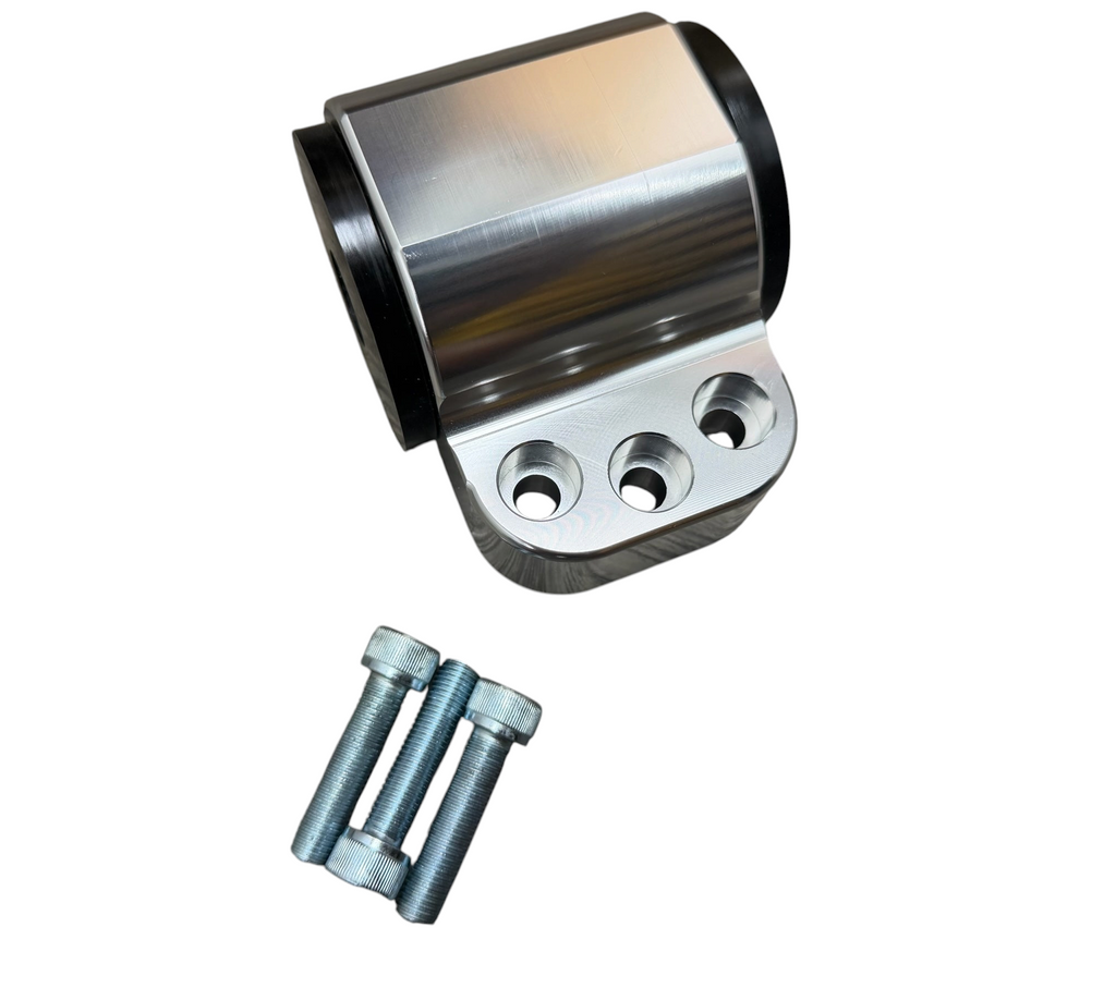 JackSpania Racing billet aluminum K-Series swap driver side transmission mount for Honda Civic EG EK, Del Sol, Acura Integra DC2.