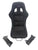 Universal Ultra Light Carbon Fiber Bucket Seat Seats With Rails Sliders Suede