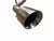 JackSpania Racing 3-inch dual cat back exhaust muffler system for 2016-2023 Infiniti Q50 and Q60 3.0T RWD, showing polished metal pipes