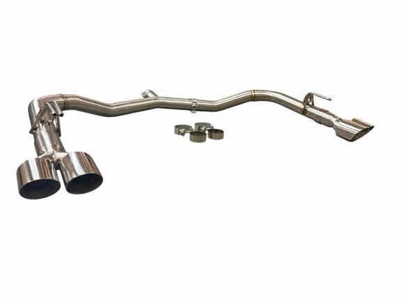 Axle Back Muffler Removal 2021-2025 Kia K5 GT Turbo Sedan 1.6T 2.5L Stainless