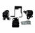 CNC solid engine mount for Honda EK Civic 96-00 B series, JackSpania Racing B D Series engine mount in black metal