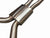 3-inch dual cat back exhaust muffler system for 2016-2023 Infiniti Q50 Q60 3.0T RWD by JackSpania Racing, showing polished metal pipes