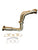 Stainless steel header for 2003-2007 Honda Accord LX 2.4L K24 engine, exhaust part by JackSpania Racing, showing the polished metal surface.