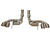 Axle Back Exhaust for Chevrolet Corvette C8 2020+ 6.2L V8 3" Helmholtz Muffler