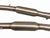 Dual 3-inch cat back exhaust muffler system for 2016-2023 Infiniti Q50 Q60 3.0T RWD by JackSpania Racing, showing polished exhaust tips.
