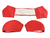 Suede Seat Protector Set For Recaro Semi Bucket Seats SR3 SR4 2 Sets