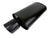 Black Single Wall Universal Short Tip 3 Inch Muffler Oval 3" Inlet 3.5" Outlet