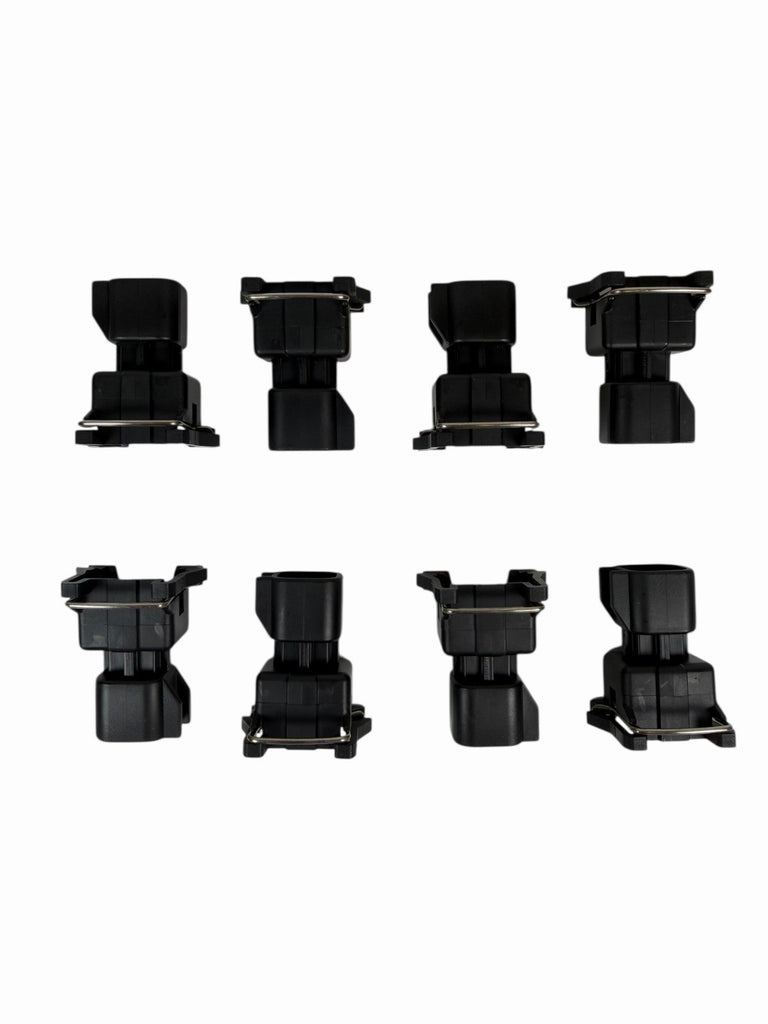 JackSpania Racing EV6 to EV1 fuel injector adapter harness with quick connector for LS1, LS2, LS3, LSX, and LT1 engines.