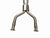 JackSpania Racing 3-inch dual cat back exhaust muffler system for 2016-2023 Infiniti Q50 Q60 3.0T RWD, showing polished metal pipes and mufflers.