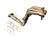 Stainless steel header for 2003-2007 Honda Accord LX 2.4L K24 engine, exhaust part by JackSpania Racing, showing the polished metal design.