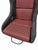Universal Ultra Lightweight Fixed Mounted Bucket Seat With Rails Sliders Suede