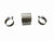 Polished axle back muffler exhaust for BMW F30 F32 335i 435i, JackSpania Racing exhaust parts, shiny metal finish, automotive upgrade