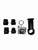 JackSpania Racing billet 1/8 NPT ports universal 16AN -20AN raised inline filler neck cap, CNC machined, 1.5-inch engine part