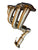 Stainless steel exhaust header for 2003-2007 Honda Accord LX 2.4L K24 engine by JackSpania Racing, showing the polished metal design.