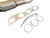 Stainless steel header for 2003-2007 Honda Accord LX 2.4L K24 engine, exhaust part by JackSpania Racing, showcasing the polished metal finish.