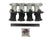 H Series Billet 55mm ITB Intake Manifold Individual Throttle Bodies H22 CNC