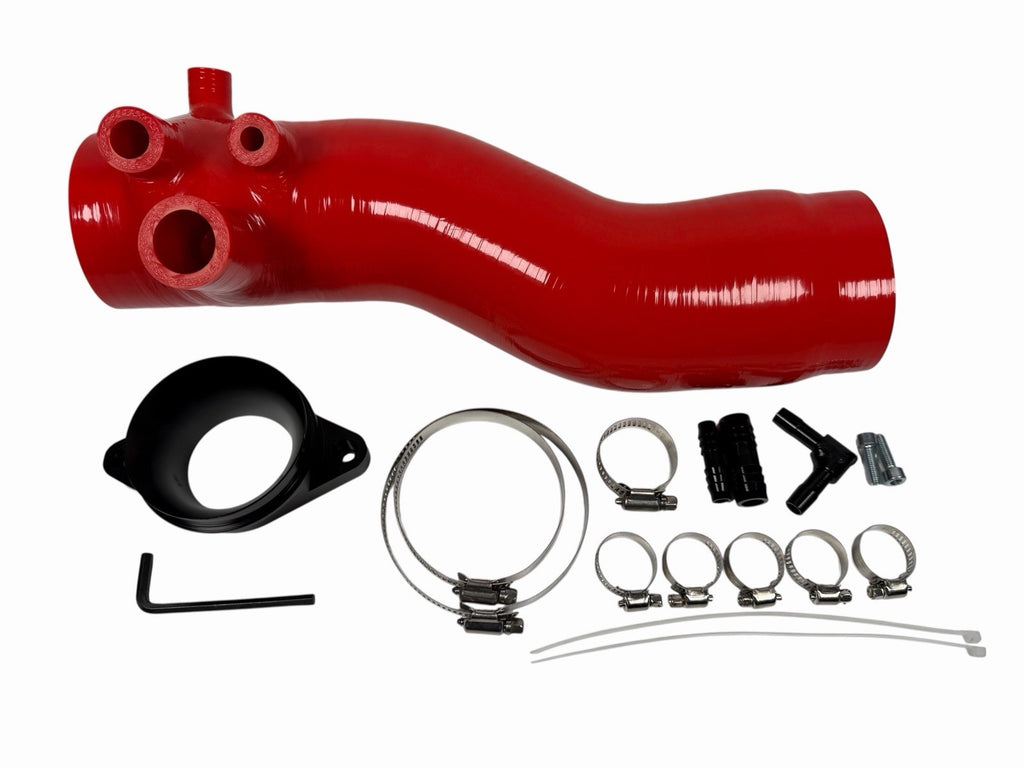 Turbo Inlet Hose Kit 3” inch With Nozzle For Subaru WRX 2015–2021 FA20 4-ply