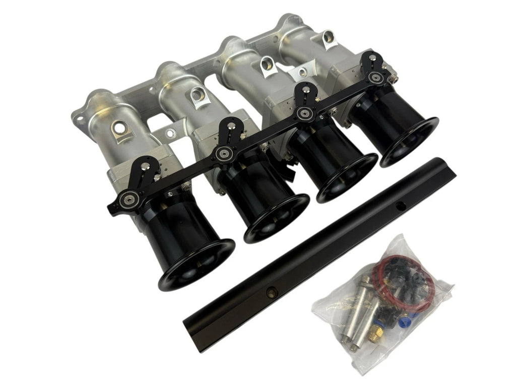 45mm ITB Intake Manifold Individual Throttle Bodies CNC For VW 1.8L 2.0L 16V