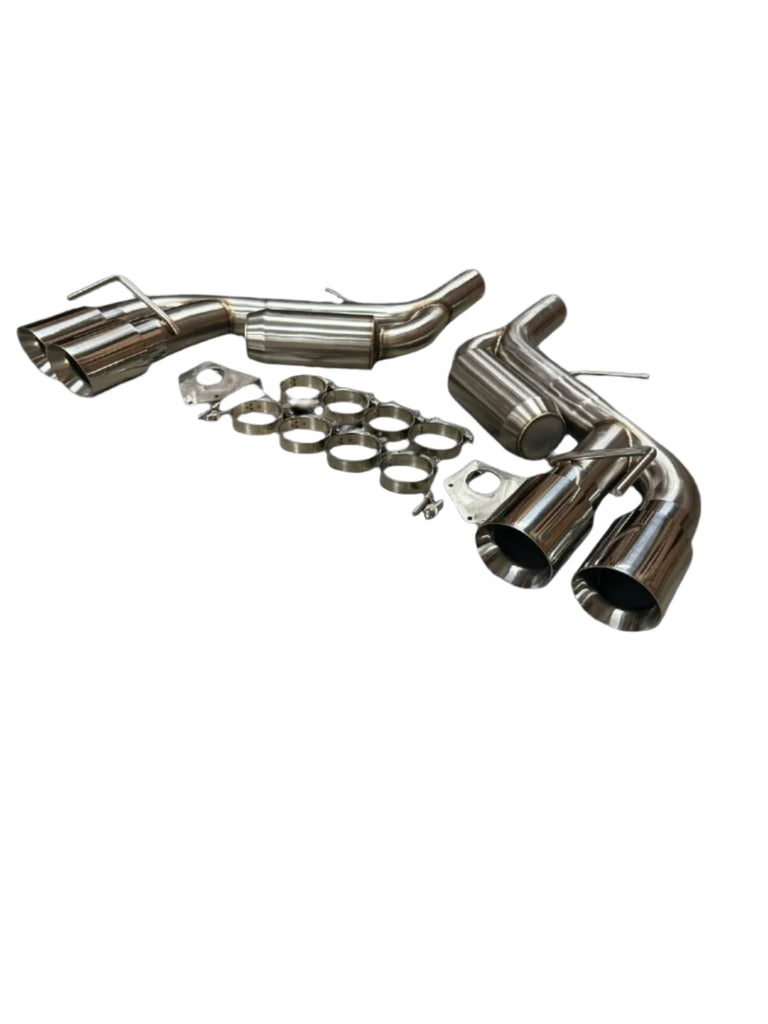 Steel Axle Back Muffler Removal Chevy Camaro SS ZL1 V8 2016-2023 Helmholtz 1LE