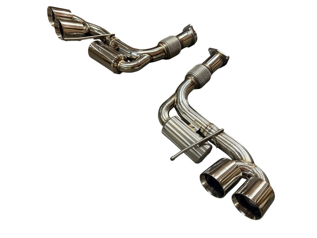 Axle Back Exhaust for Chevrolet Corvette C8 2020+ 6.2L V8 3" Helmholtz Muffler