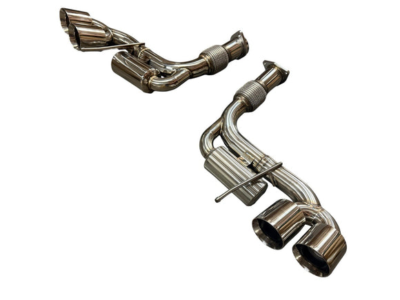 Axle Back Exhaust for Chevrolet Corvette C8 2020+ 6.2L V8 3