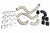 JackSpania Racing K Series intercooler piping kit for K swap Honda Acura Civic Integra EG K20 K24 engine with aluminum pipes and couplings.