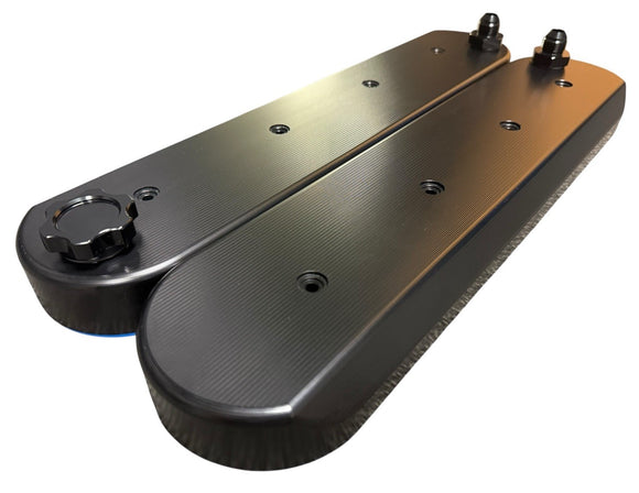 Billet CNC V8 LS Baffled Vented Valve Cover 12AN LS1 LS2 LS6 LS7 LSA LS9
