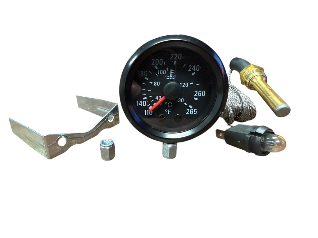 2" Mechanical Water Temperature Coolant Temp Gauge With Sender 52mm Diameter