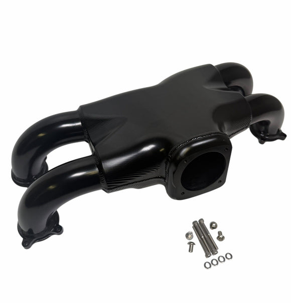 Rear Facing Billet Intake Manifold For Subaru WRX STi 04-21 64mm Throttle Body