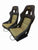 Universal Ultra Lightweight Fixed Mounted Bucket Seat With Rails Sliders Suede