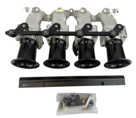 CNC 45mm ITB Intake Manifold Individual Throttle Bodies For BMW M42 M44 E30 E36