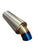 2.5” 3" Inlet Turn Down Pie Cut Dolphin Muffler Stainless Steel