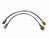 JackSpania Racing 2X O2 Sensor Extension Harness for Nissan 370Z 2011+ Infiniti Q50 Q60 G37 VQ37, 12-inch length, black wiring