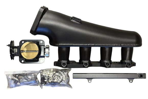 Billet Intake Manifold for S14 S15 SR20 SR20DET Fuel Rail 76mm Throttle Body Set