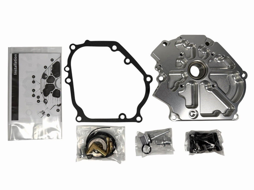 Dual Bearing Billet Side cover For GX200 Predator Hemi Ghost Tillotson 212 224