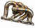 316SS Tubular Turbo Manifold Evo 7 8 9 4G63 44mm Wastegate Vband Garrett G25 G30