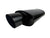 Black Single Wall Universal Short Tip 3 Inch Muffler Oval 3" Inlet 3.5" Outlet