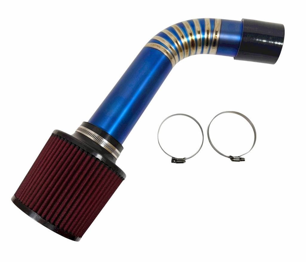 B D H Series 3" Inch Burnt Titanium Pie Cut Cold Air Intake Pipe EG EK DC