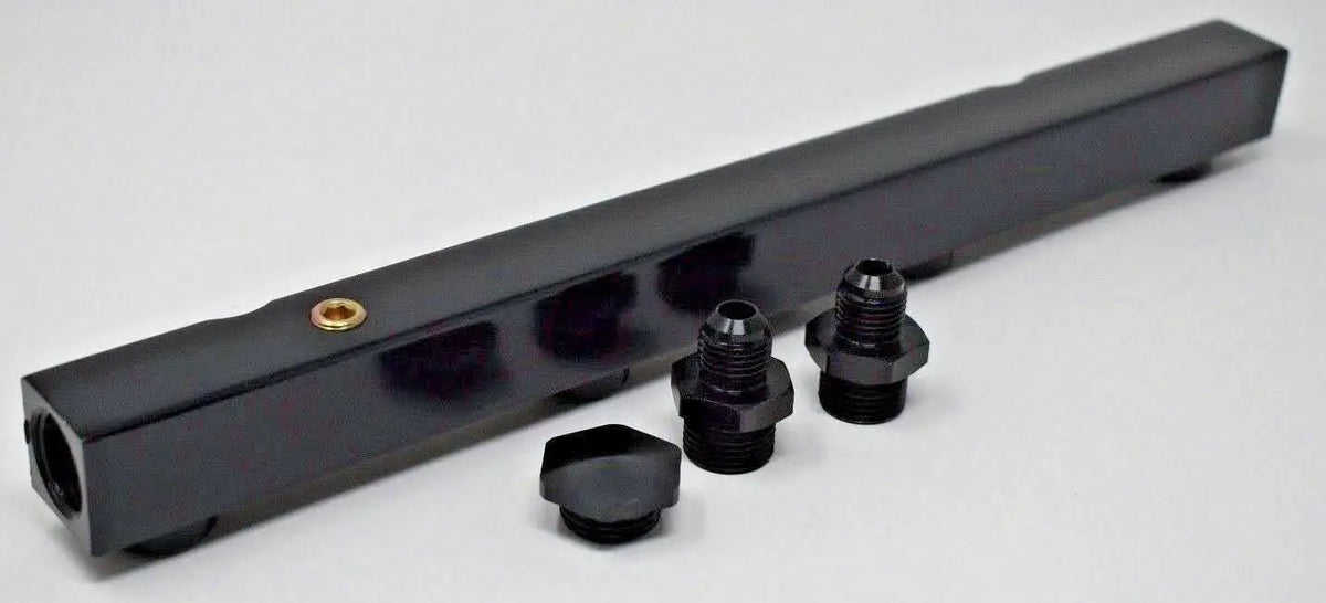 K Series Black High Flow Fuel Rail Honda/Acura K20 K24 K-Swap Civic Rsx ...