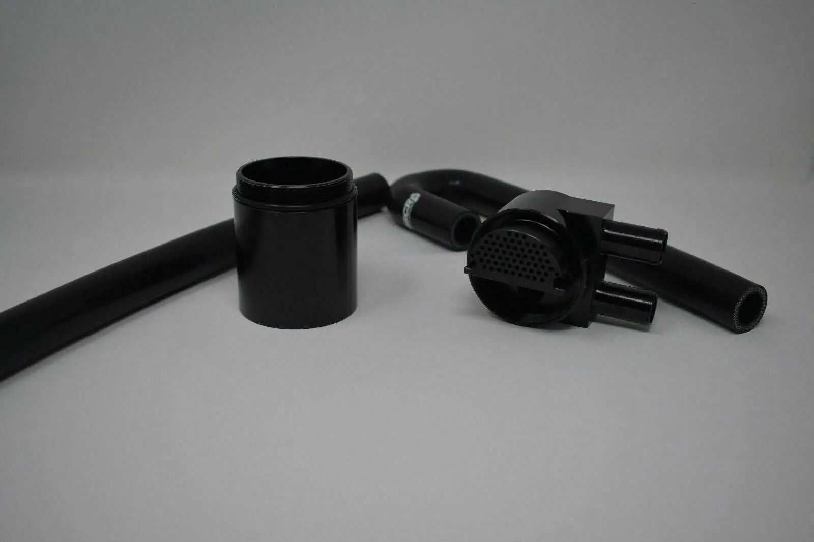 BMW N54 Double Baffled Oil Catch Can With Silicone Hoses – Fits 135i, 335i, 535i (US Seller)