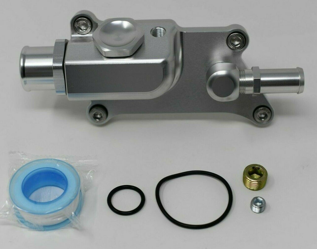 K Series Upper Coolant Housing W Straight Elbow Hose Fitting For K20Z3 K24 🇺🇸 - Jack Spania Racing