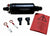 380LPH Fuel Pump External Inline For Bosch 044 AEM Check Valve 10AN 8AN Bracket - Jack Spania Racing