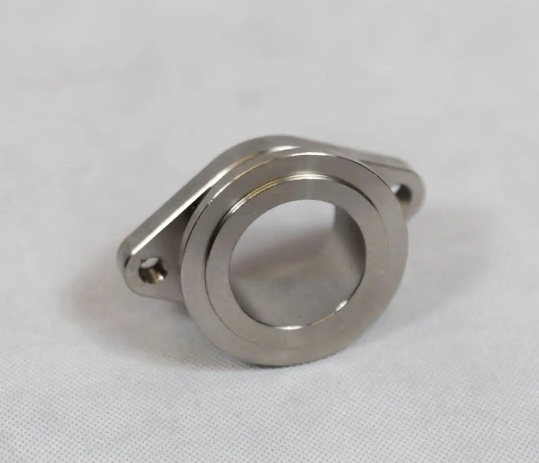 EMUSA Polished V-Band To Tial 2-Bolt Wastegate Adapter Flange – Civic CRX & More (38mm)